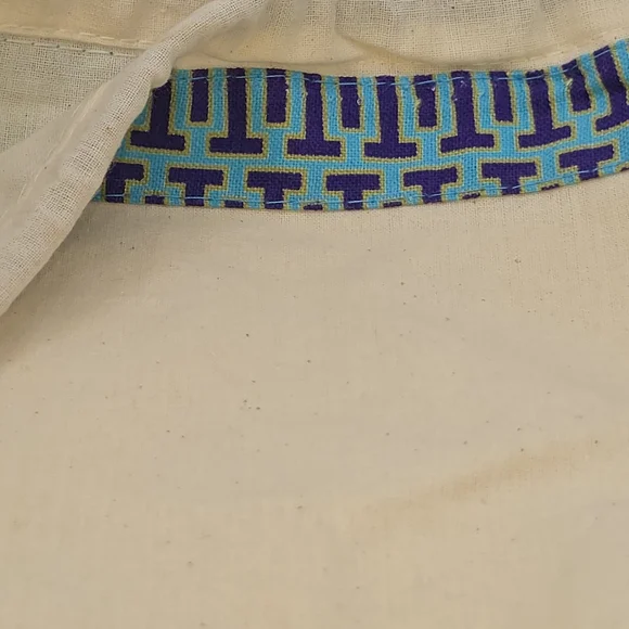 Tory Burch‎ Canvas Dust Bag 13x13 Logo Drawstring Storage - Picture 3 of 6